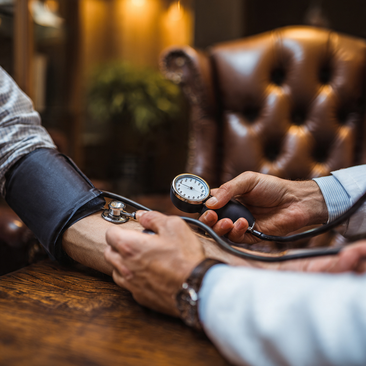 Baumanómetro manual con estetoscopio para profesionales